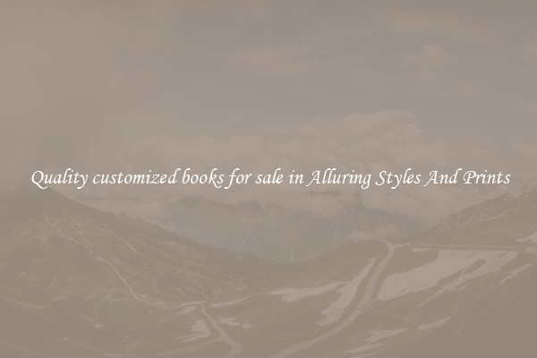 Quality customized books for sale in Alluring Styles And Prints