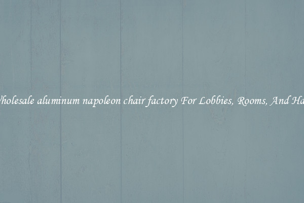 Wholesale aluminum napoleon chair factory For Lobbies, Rooms, And Halls