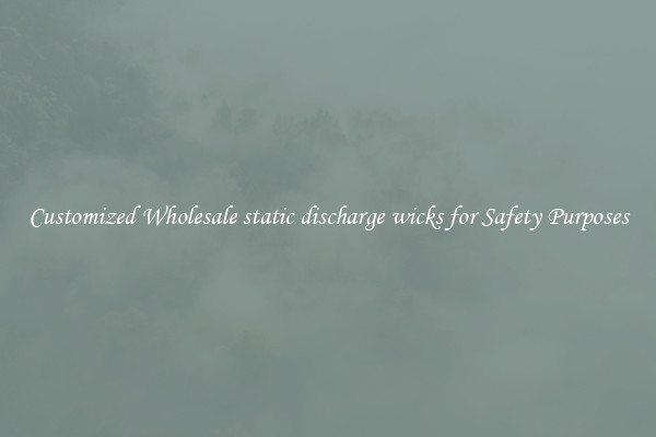 Customized Wholesale static discharge wicks for Safety Purposes