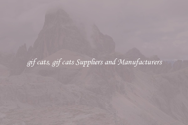 gif cats, gif cats Suppliers and Manufacturers