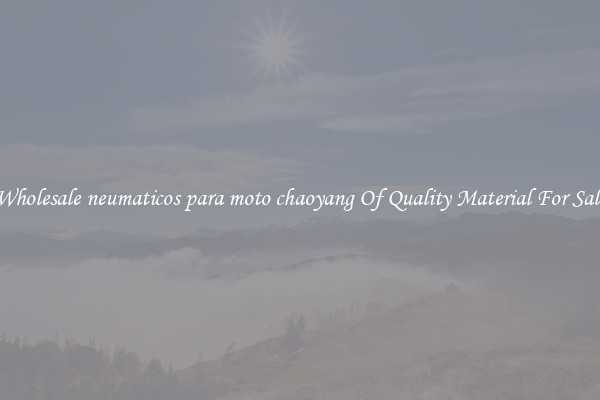Wholesale neumaticos para moto chaoyang Of Quality Material For Sale
